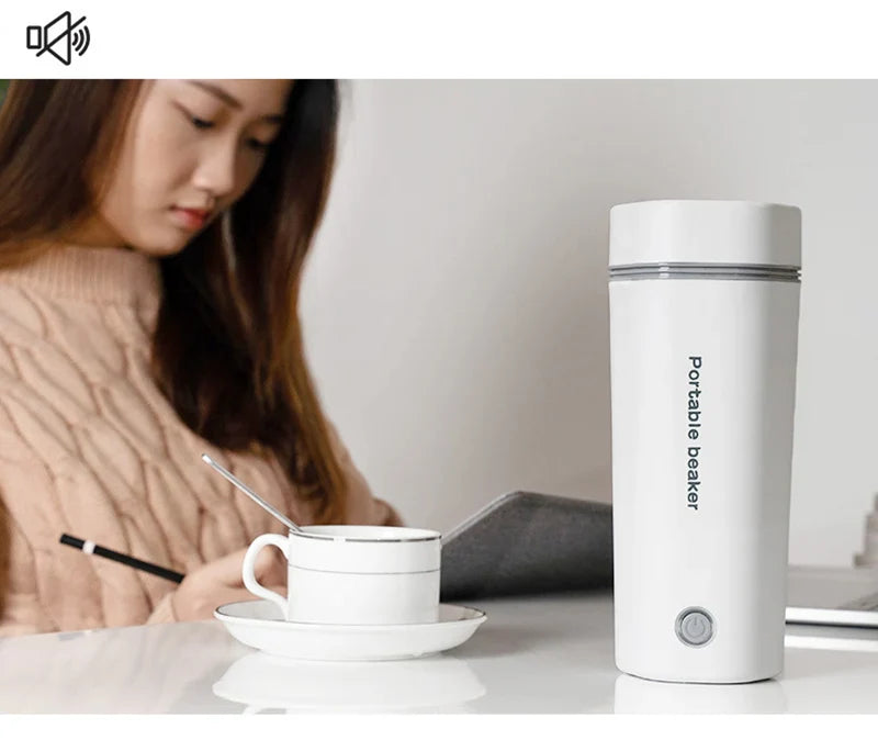 220V 110V 24V 12V Car Home Electric Thermos Bottles EU US UK Plug Portable Outdoor Travel Boil Water Coffee Flasks Kettle