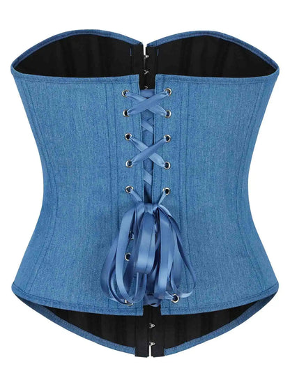 Nouveau corset de personnalité européen et américain, gilet à bretelles, haut de tube Spice Girl, haut sexy de cow-boy, haut de forme du corps.