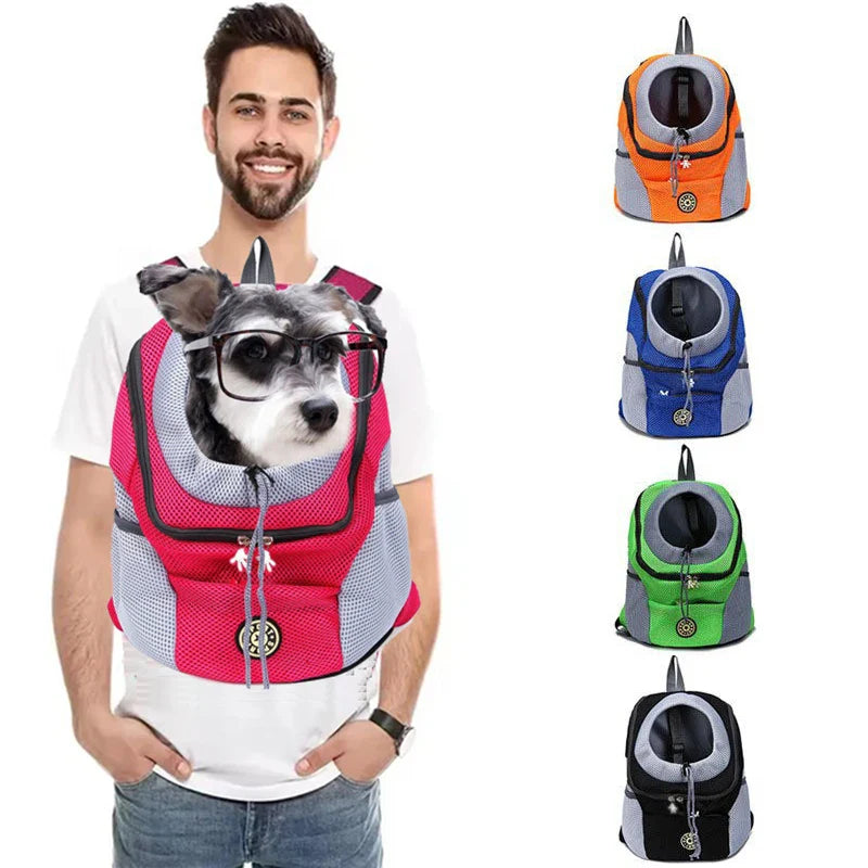 Pet Backpack for Small and Medium Dogs, Pet Carrier Backpack, Breathable Travel, Dog Carrier, Pet Transport Supplies