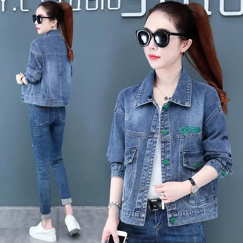 Veste courte en jean style cowboy pour femme, décontractée, modèles tendance 2025, promotions exclusives, vêtements de cow-girl