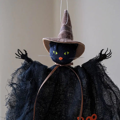 Ghost/Witches Halloween Pendant Haunted Pumpkin/Black Cat Black Cat Hangings Pendant Cute Scary Halloween Ornament