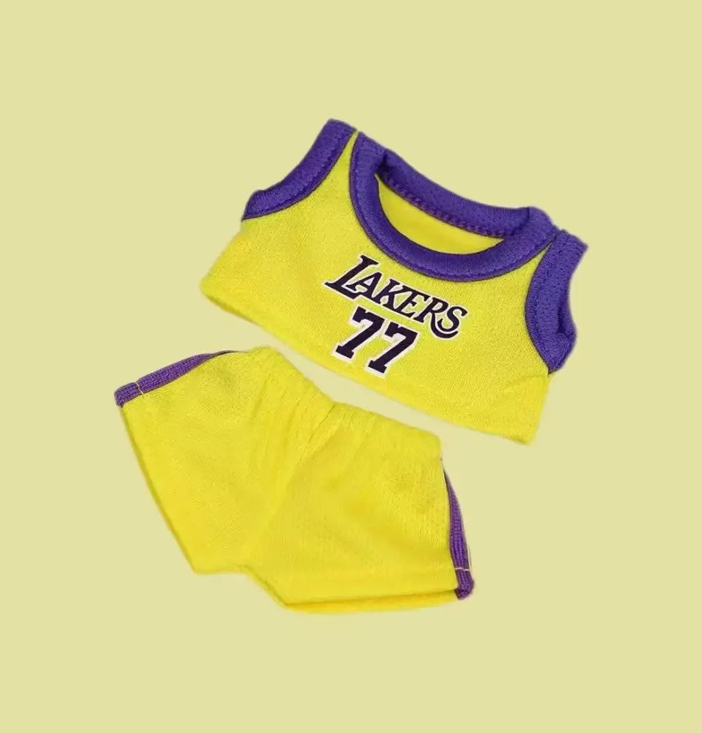 Vente uniquement Vêtements 17cm Première Deuxième Génération Labubu Vêtements de Basket Mignon Poupée Décoration Fait Main Vêtements de Poupée Cadeau