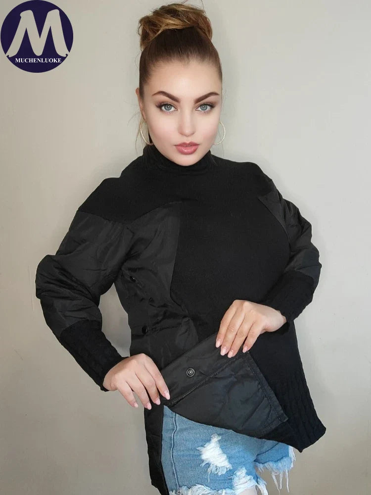 Ladies Sweater Autumn Winter New Casual Long Sleeve Turtleneck Knit Sweaters Tops Korean Fashion Loose Women's Sweater Pullovers