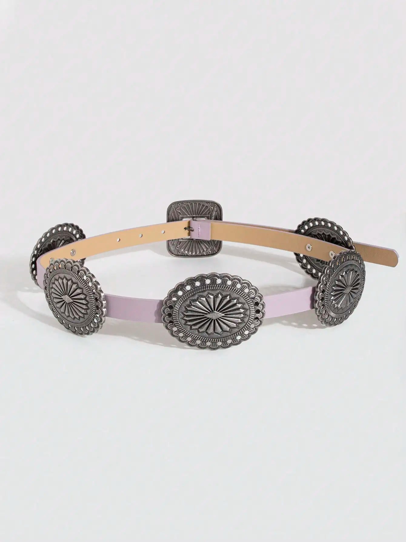 Ceinture robuste en métal sculpté pour femmes, 1 pièce, Style Punk, accessoire Cowboy Cowgirl, Boho