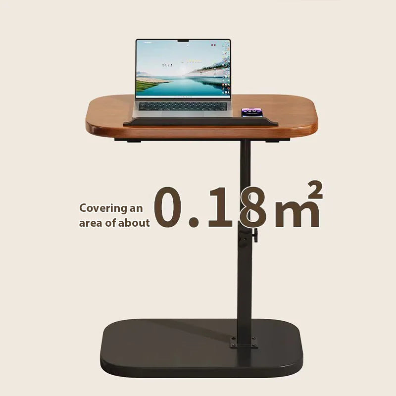 Table d'appoint rotative à hauteur réglable, multifonctionnelle, légère, pour canapé, café, thé, salon, bureau mobile