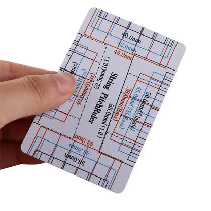 Guitar Strings String Pitch Ruler Luthier Tools Measurement Guitar Ruler Rulers Card Instruments Action Gauge Ruler Ukulele Bass