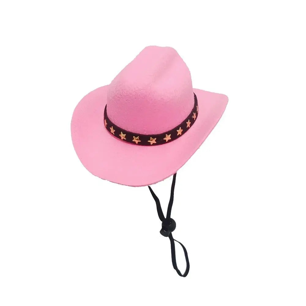 Cute hat、1pc Outdoor Adjustable Pet Dog Hat Summer Pet Accessories Dogs Cat Caps Photo Prop Dog Cat Cowboy Hats