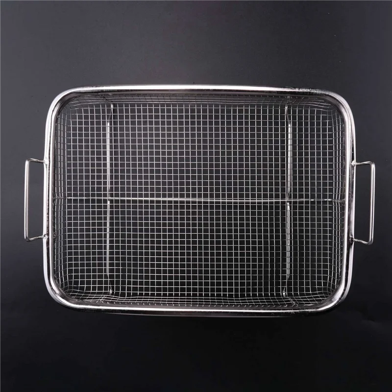 A01V-Panier Friteuse à Air pour Four, Plateau et Plat Croustilleur en Acier Inoxydable, Friteuse à Air Deluxe dans Votre Four, Ensemble de 4 Pièces, Pour le Barbecue