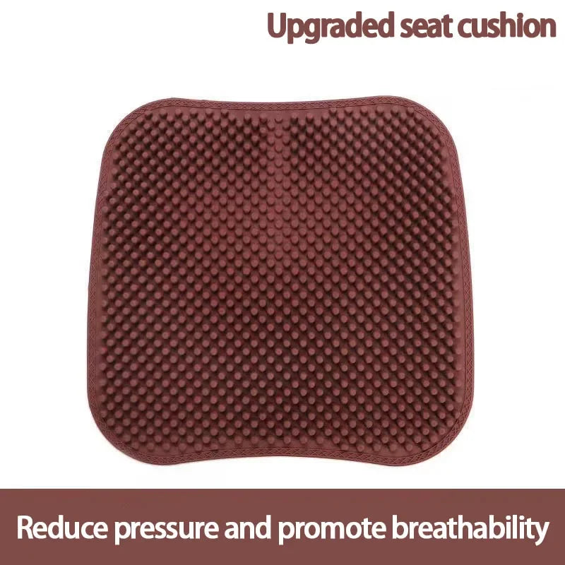 3-piece set of car cushions, car pillows, silicone car cushions, pressure reducing and comfortable neck protection headrests