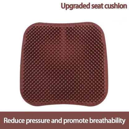 3-piece set of car cushions, car pillows, silicone car cushions, pressure reducing and comfortable neck protection headrests