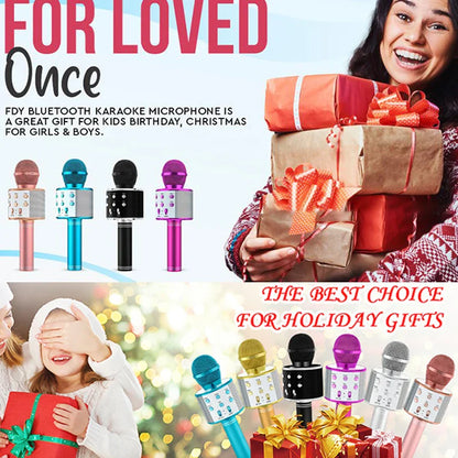 Karaoke Wireless Microphone Mic For Cell Mobile Phone Do Singing Bluetooth Condenser Mikrofon Blutooth Smartphone Micro DJ Audio