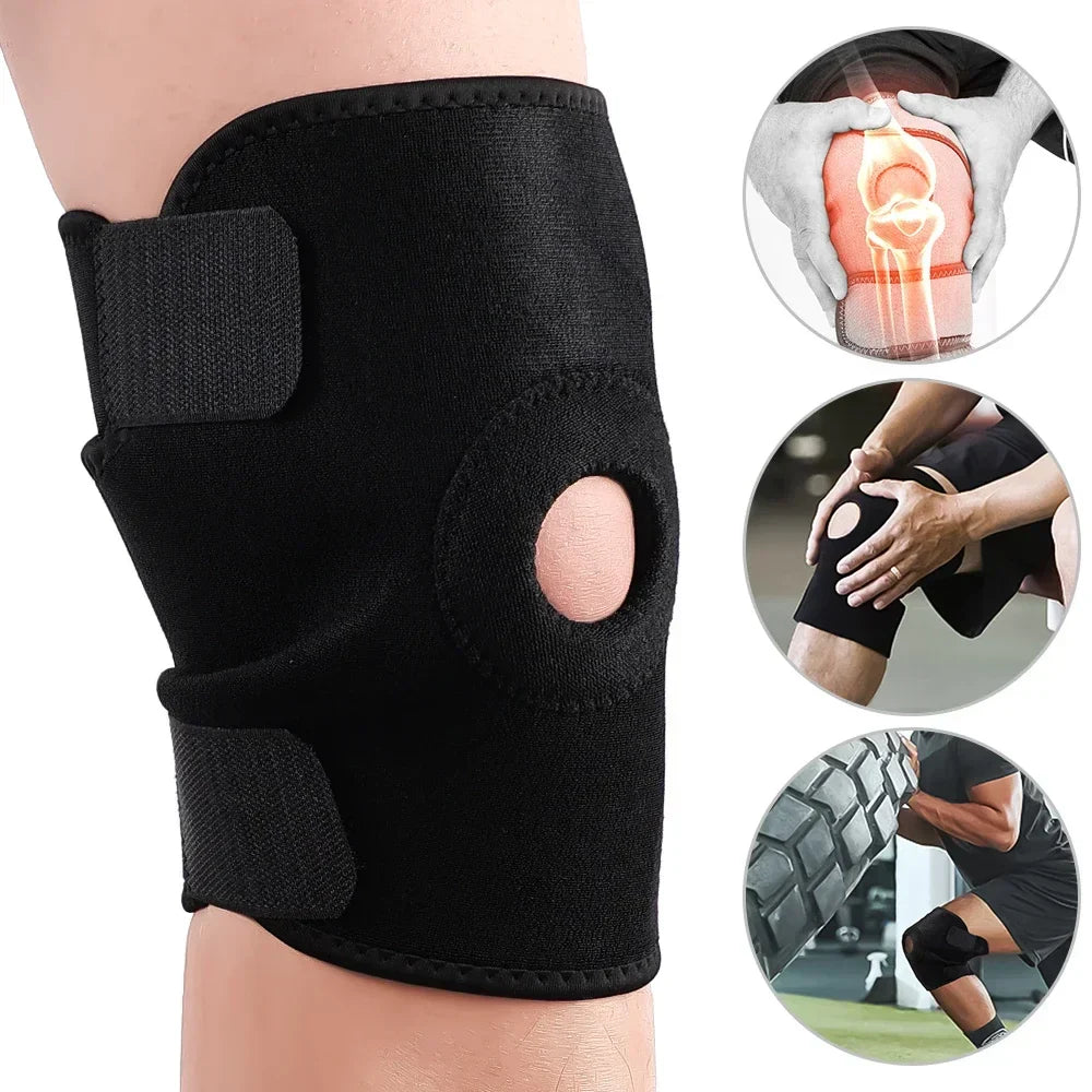 1PC genouillère orthopédique genouillère soutien douleur articulaire Relif rotule protecteur réglable Sport genouillère garde ménisque Ligament