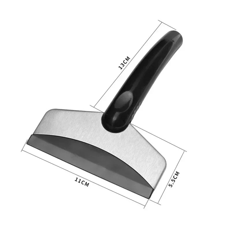 Durable Car Ice Scraper, Windshield Snow Shovel, Glass Defroster, Stainless Steel Winter Automotive Accessories