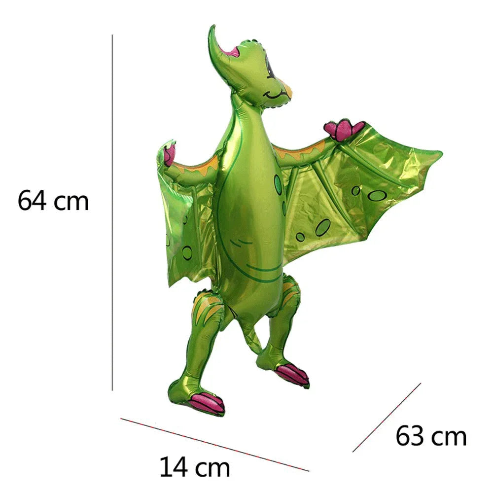 3D Self standing Dinosaur Tyrannosaurus Animal Balloons for Birthday Party Baby Shower Decoration Kit Inflatable Party Supplies