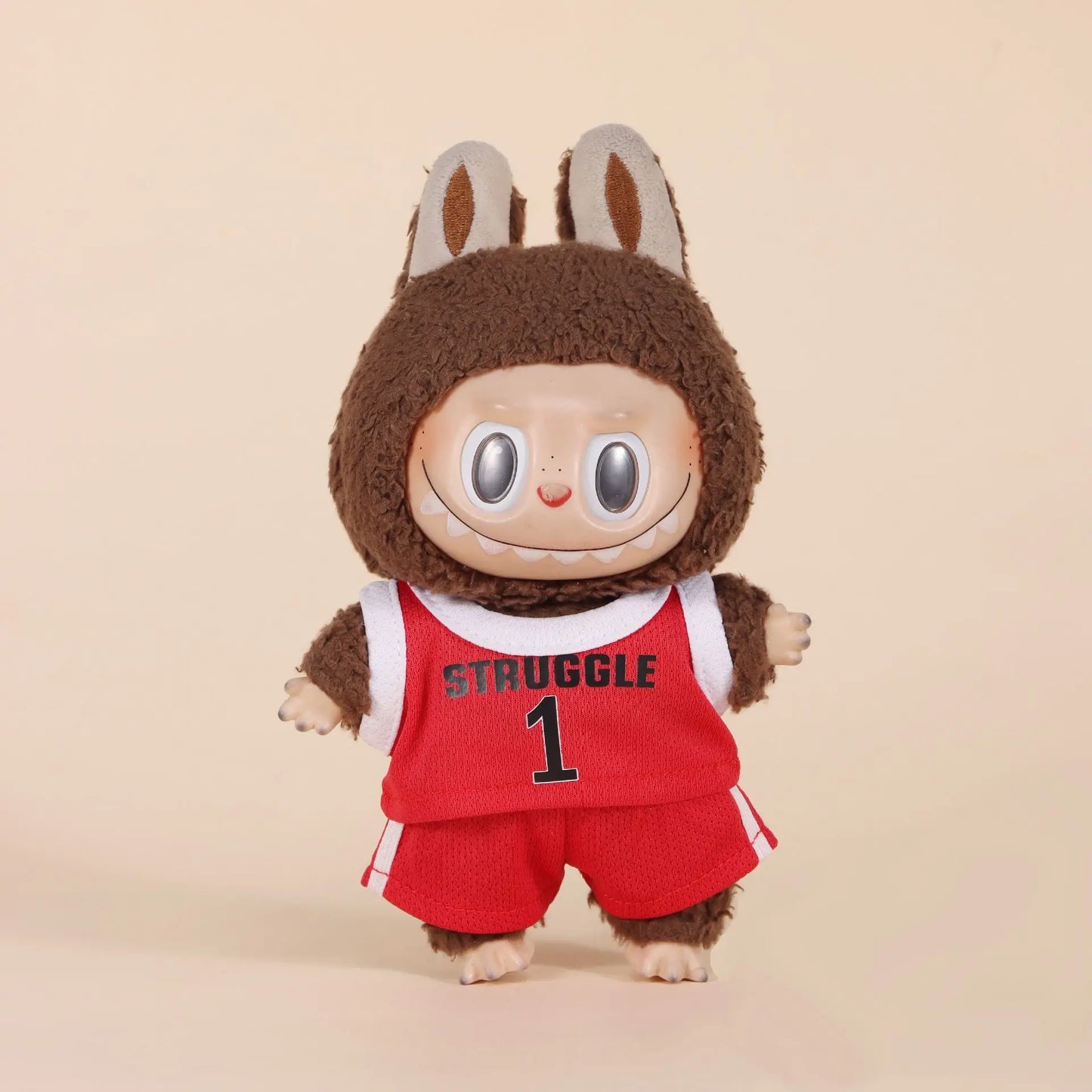 Vente uniquement Vêtements 17cm Première Deuxième Génération Labubu Vêtements de Basket Mignon Poupée Décoration Fait Main Vêtements de Poupée Cadeau
