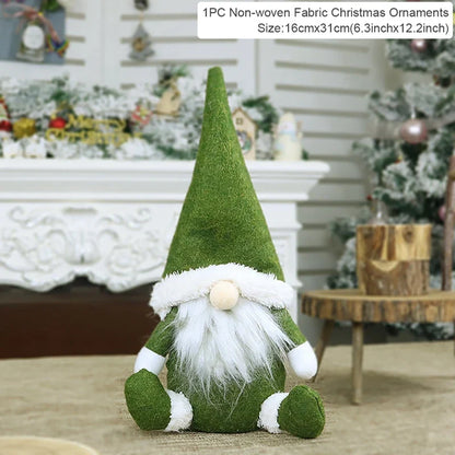 Faceless Christmas Decorations for Home, Christmas Tree Ornament, Merry Butter, New Year Gifts, 2024, 2025