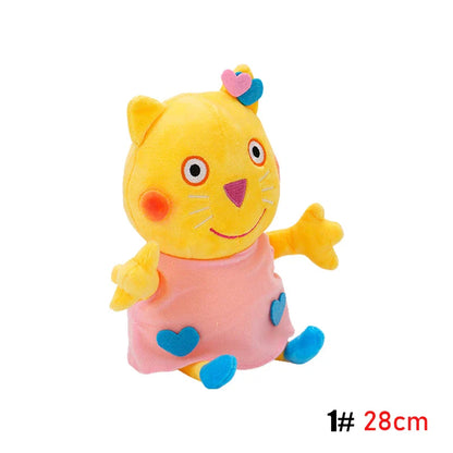 28Cm Peppa Pig Plush Toy Peppa Forever Friends Bigger Edmund Elephant Pedro Pony Suzy Sheep Zoe Zebra Room Kids Birthday Gift