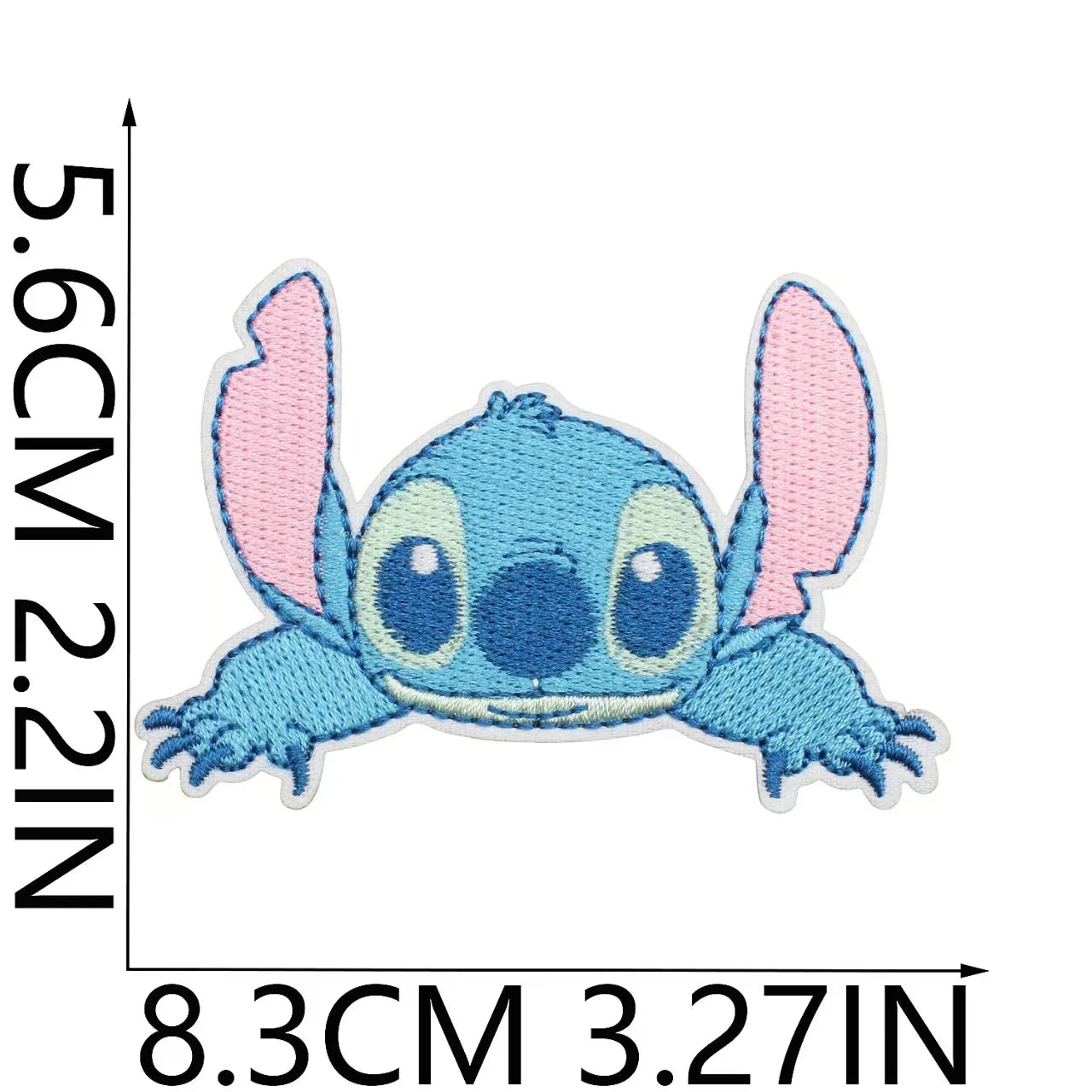 Stitchou Écussons à Repasser pour Vêtements Appliqués Brodés Bandes Dessin Animé pour Vêtements Veste Jeans Décoration DIY