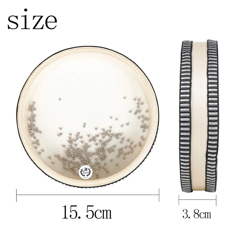 Tambour de perles de vague d'océan pour enfant, pour bébé, apprentissage précoce, Instrument de musique, jouets, son de mer doux, jouet éducatif Musical