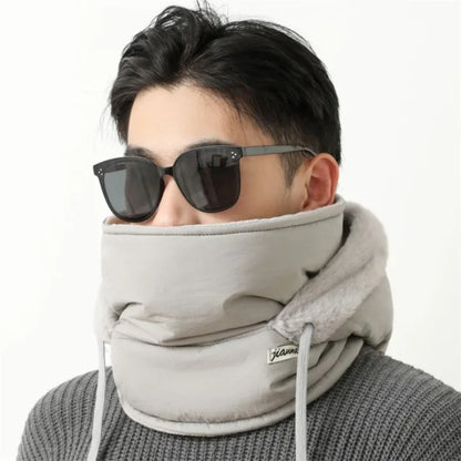Chapeau chaud d'hiver pour hommes et femmes, Protection des oreilles de cyclisme d'automne et d'hiver avec velours épais pour la Protection contre le froid