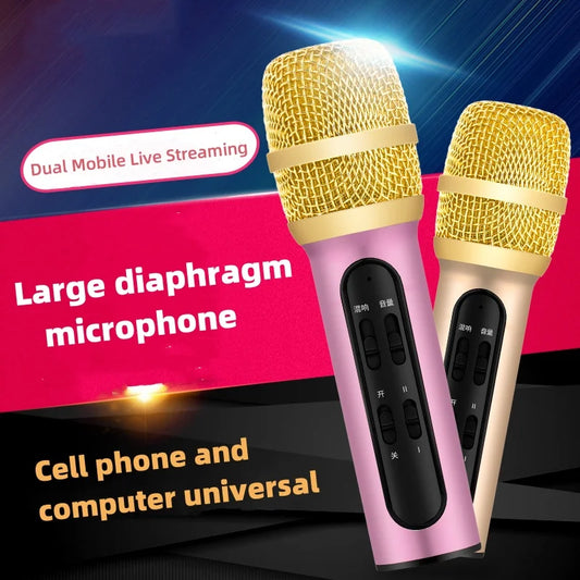 Wireless Bluetooth Karaoke Microphone, Portable Mini Handheld Mic Speaker for All Smartphones,Gifts for Girls Kids All Age