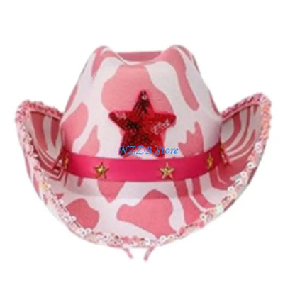 Chapeau Cowboy rêve T21F, chapeau Cowgirl occidental pour femmes filles, accessoires Photo, vache pour