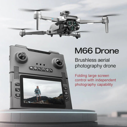 Drone professionnel 4K, double caméra, moteur sans balais, pour éviter les obstacles, hélicoptère RC, quadrirotor pliable