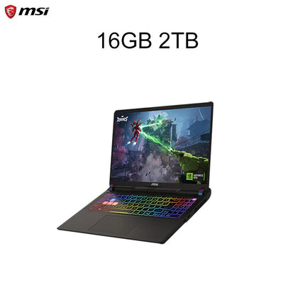 2025 MSI Vector 16 HX AI Gaming Laptop 16 Inch 2.5K 240Hz IPS Screen Notebook Ultra 9-275HX 64GB 4TB RTX5080 Netbook Computer PC