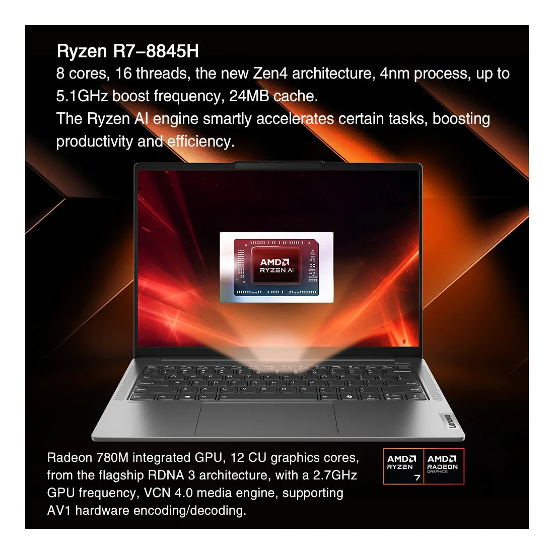 Lenovo Laptop XIAOXIN Pro 14 (IdeaPad Pro 5) 2024 Intel Ultra 5 9 AMD Ryzen R7-8845H 16/32GB 1TB 14" Inch Computer PC Notebook