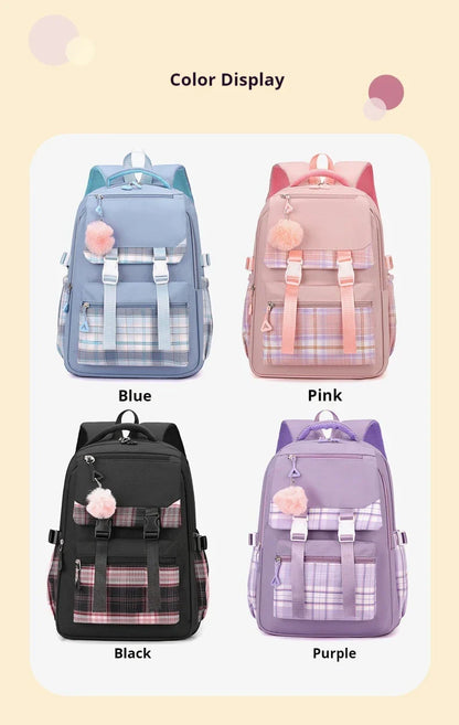 2024 New Bluey Boys And Girls High School Backpack Large Outdoor Leisure Practical Bag Cartoon Animation Bag Children's Gift