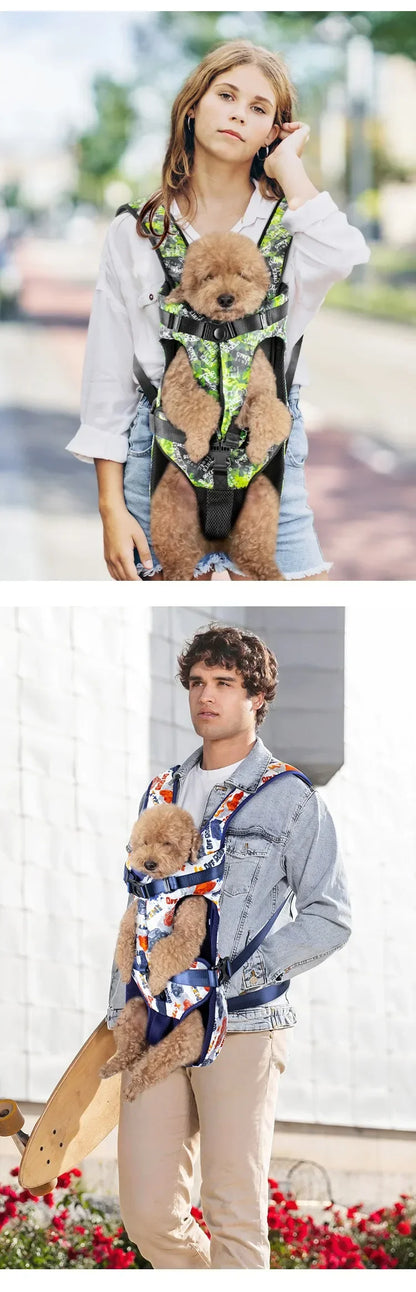 Pet carrier backpack for dogs, cats, front travel bag for carrying pets, small and medium dogs, bulldog, puppy, Mochila Para Perro