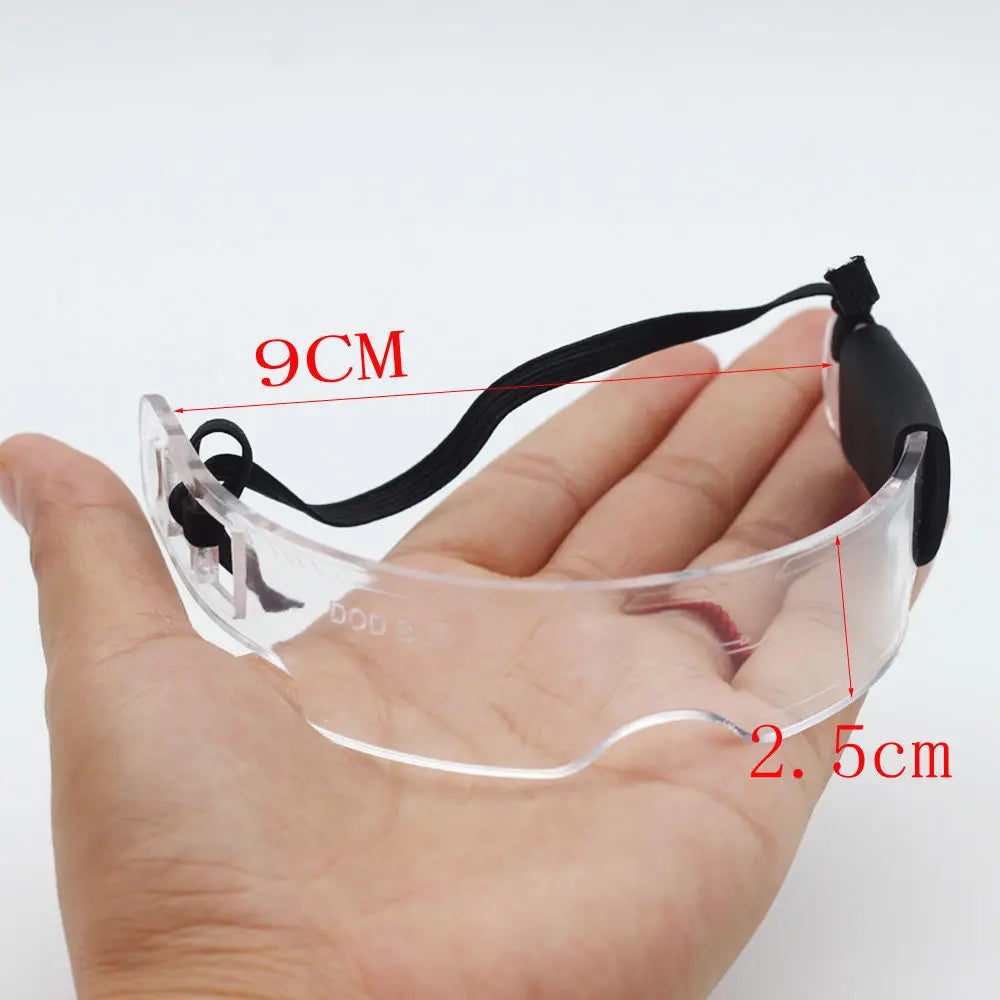 Lunettes LED Punk Labubu Poupée Labubu Lunettes Lumineuses 3 Couleurs Veilleuse Cool Lunettes Technologie Future Mini Édition pour tissu