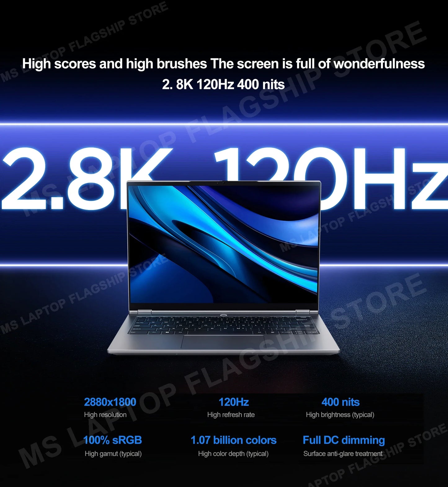 【2025 Lecoo】 Lenovo Lecoo Pro 14 Ultra5-125H Écran IPS 2.8K 120Hz 32Go+1To