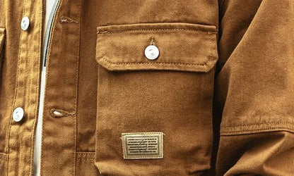 Manteau de cowboy pour hommes bouton automne lâche nouveau blouson en jean homme taille L mode rétro japonaise cow-girl vêtements élastiques à bas prix