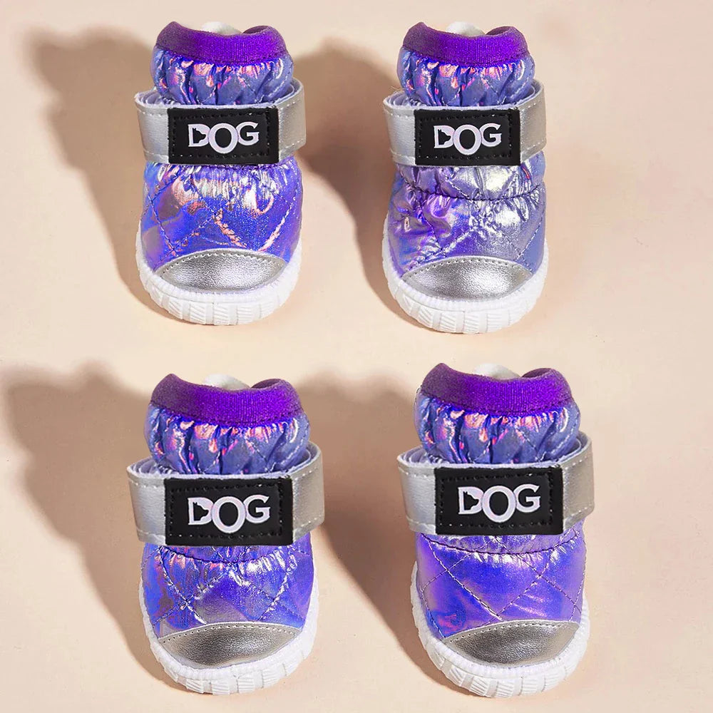 Chaussures pour grands chiens avec lettres, bottes pour chiens de taille moyenne, protège-pattes pour l'hiver, jour de neige, degré d'eau par temps de pluie, Ou