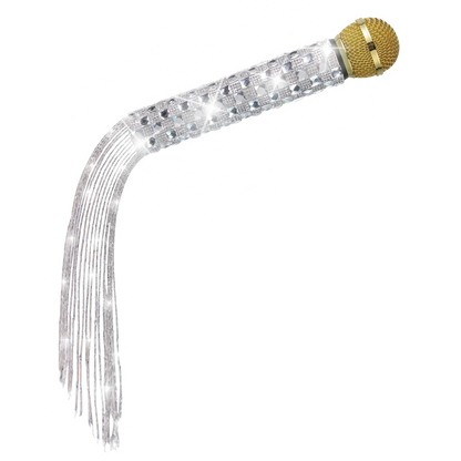 Housse de microphone en strass scintillants, manchon décoratif pour micro sans fil, doré, argent, rouge, pour discothèque, scène, fête, émission de télévision