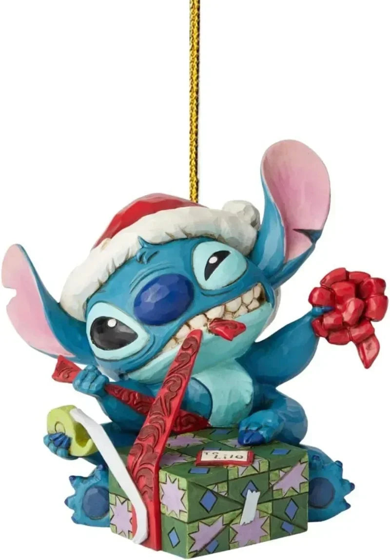 Stitch Christmas Decoration Pendant Cute Cartoon Lilo & Stitch Christmas Tree Pendant 2D Acrylic Plate Diy Party Home Decor Gift