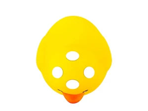 Car Rubber Duck Ornament Cool Car Accessories Duck Car Dashboard Decoration Cowboy Hat Duck with Weapon Necklace, AK47 M416