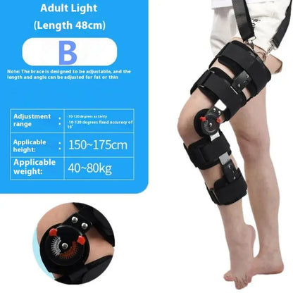 Stabilisateur de soutien orthopédique après chirurgie, genouillère articulée réglable, civière de Fixation des articulations du genou, stabilisateurs de récupération des jambes