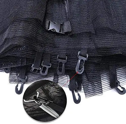 Filet de remplacement pour trampoline, 6/8/10 FT, filet de sécurité de protection, accessoires combinés de coussin de saut anti-chute