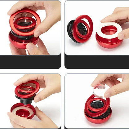 Car Air Freshener Solar Rotating Aromatreatment Decoration Car Interior Accessories Women Men Original Flavored Perfume Diffuser