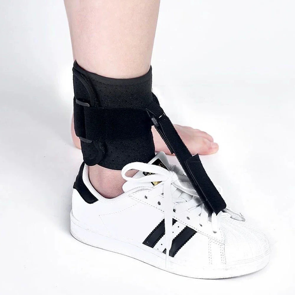 Attelle orthopédique pour pied tombant, 1 pièce, support stabilisateur d'attelle, soulagement de la douleur, fasciite plantaire sportive, protection réglable de la cheville