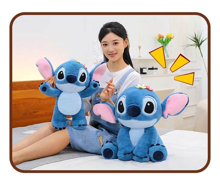 Interstellar Baby Stitch Plush Toy Cute Plush Doll Cartoon Stitch Pillow Home Decoration Children's Holiday Gift
