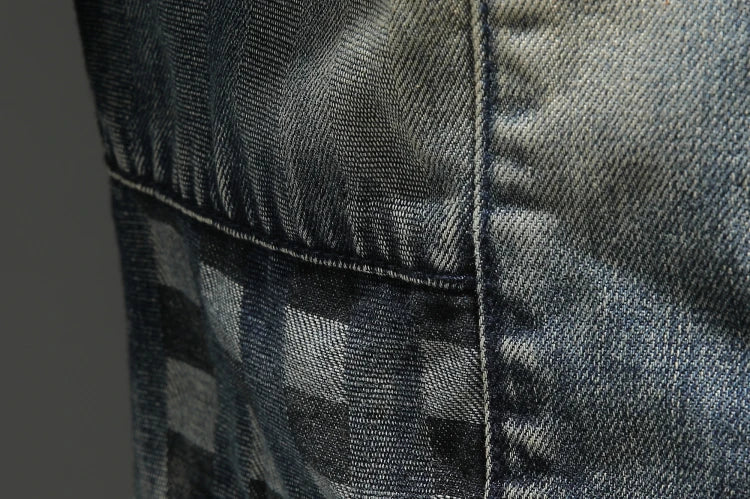 2024 Punk Embroidered Cowboy Waistcoat for Men Fashion Handsome Autumn New Personality Suit Collar Literary High Quality