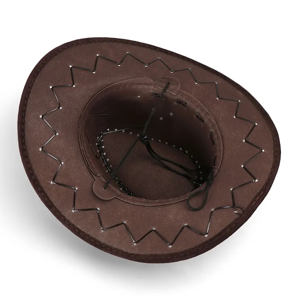 New Men Lady Fashion Cowboy Hat Unisex Cap Polyester West Fancy Dress