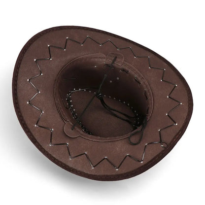 New Men Lady Fashion Cowboy Hat Unisex Cap Polyester West Fancy Dress