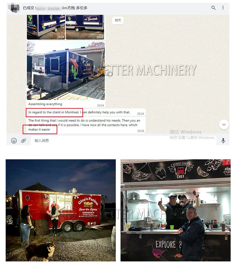 Remorque de restauration mobile Allbetter pour chariot de vente de produits alimentaires et de boissons, remorque de restauration rapide extérieure, camion de restauration personnalisé aux normes américaines