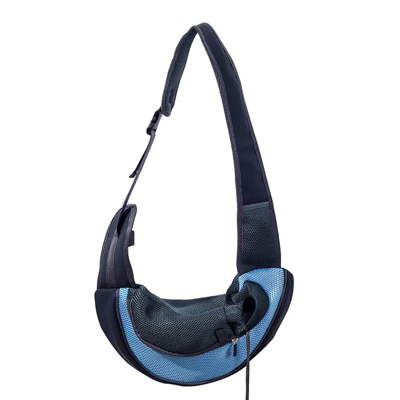 Sac à dos pour animaux de compagnie, sac de transport de voyage portable, sac à bandoulière extérieur mains libres adapté aux fournitures pour animaux de compagnie de chat et de chien