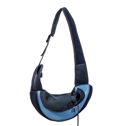 Sac à dos pour animaux de compagnie, sac de transport de voyage portable, sac à bandoulière extérieur mains libres adapté aux fournitures pour animaux de compagnie de chat et de chien