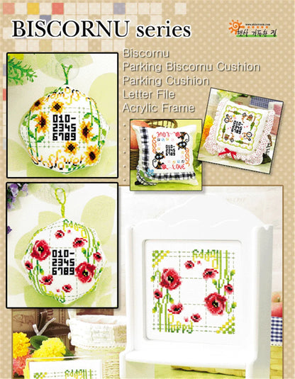 Cross Stitch Kits Stich Pin Cushion Sewing Kits Cross-stitch Easy Embroidery Cross Stitch Complete Kit Needle Arts & Craft Hobby
